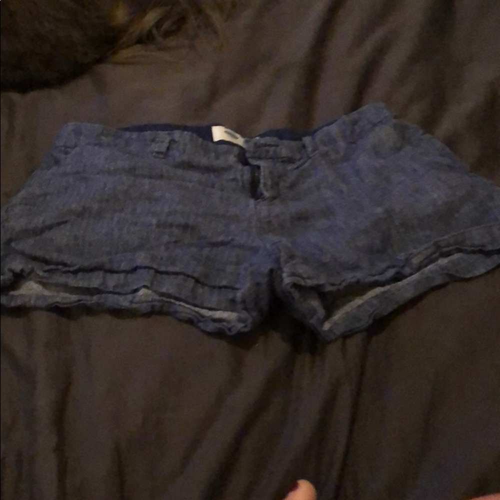 Soft denim shorts